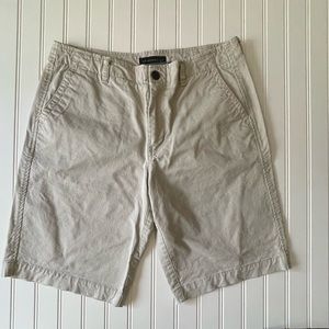 Aeropostale men’s tan shorts flat front like new condition